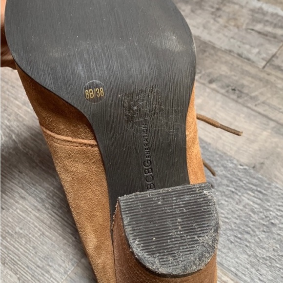 BCBG Tan Heeled Booties - Picture 5 of 6